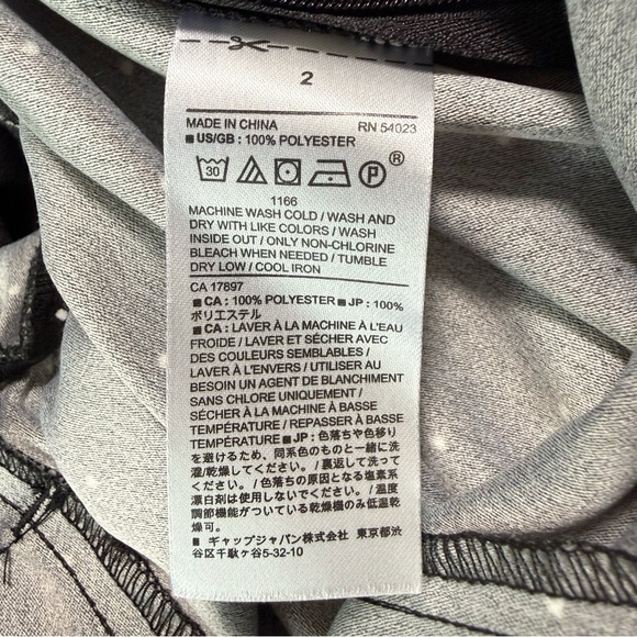 Banana Republic Woman Black Polka Dot Wrap Jumpsuit US2 Classic Party Cocktail - Picture 11 of 11